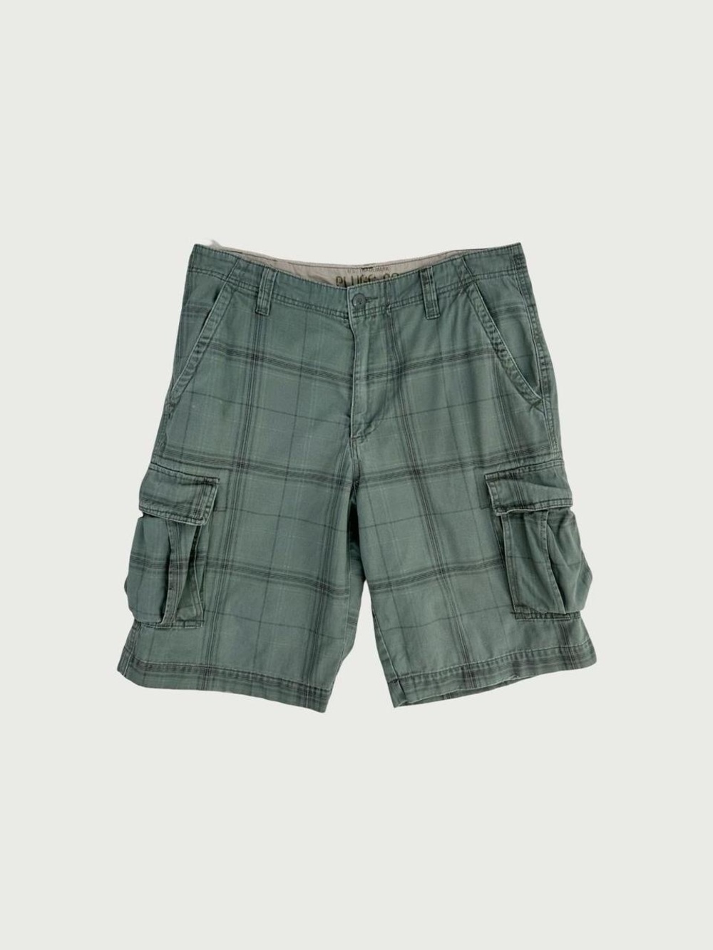 Plugg Co. Plaid Cargo Shorts